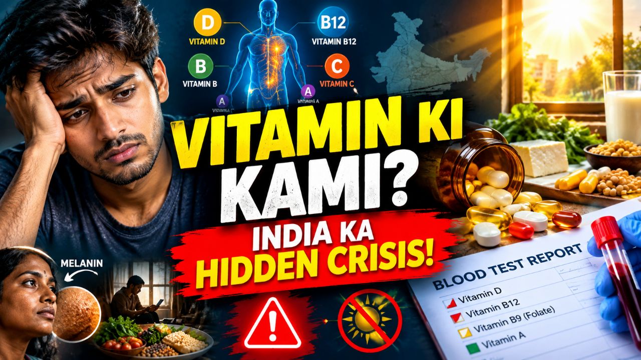 Vitamin Ki Kami? 🇮🇳 India Ka Hidden Health Crisis! | Vitamin D, B12 & More