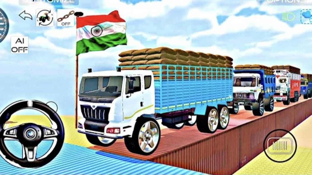 DRIVE BIG HEAVY TRUCK AND 💥 UNLOADING STONE FROM DUMPER TRUCK IN GAME SINGHANACRGAME