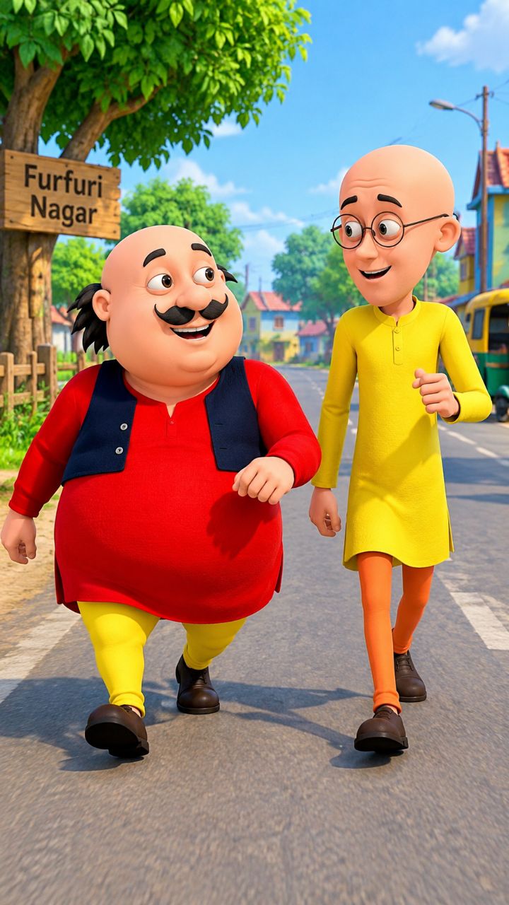 मोटू को समोसे खाने का शौक, पतलू है बड़ा होशियार 😄 दोनों की दोस्ती है सबसे प्यारी, उनकी कॉमेडी लगती
