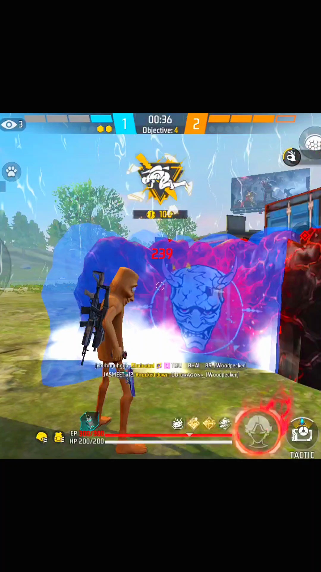 Free fire clutch gameplay