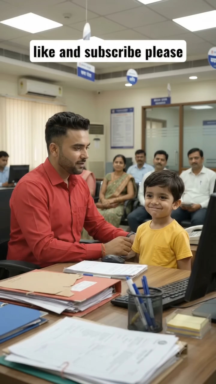 Baccha our bank manager funny #funnyvideo