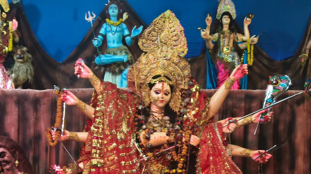 Durga puja best view