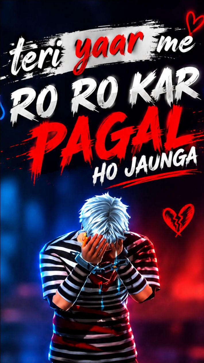 Teri yaad me ro ro kar pagal ho jaunga 🥹❤️‍🩹