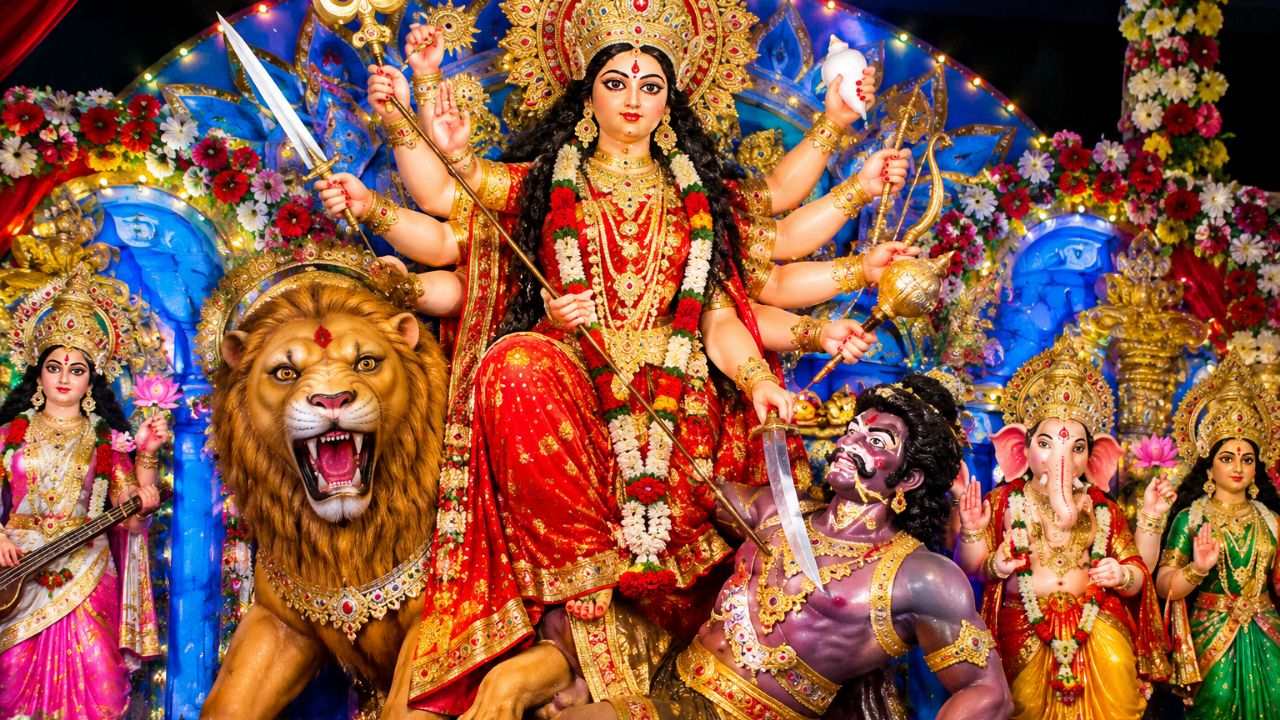 माँ दुर्गा जी की सुंदर झांकी 2026 🙏 | जय माता दी | Durga Ji Ki Jhanki | Mata Rani Darshan