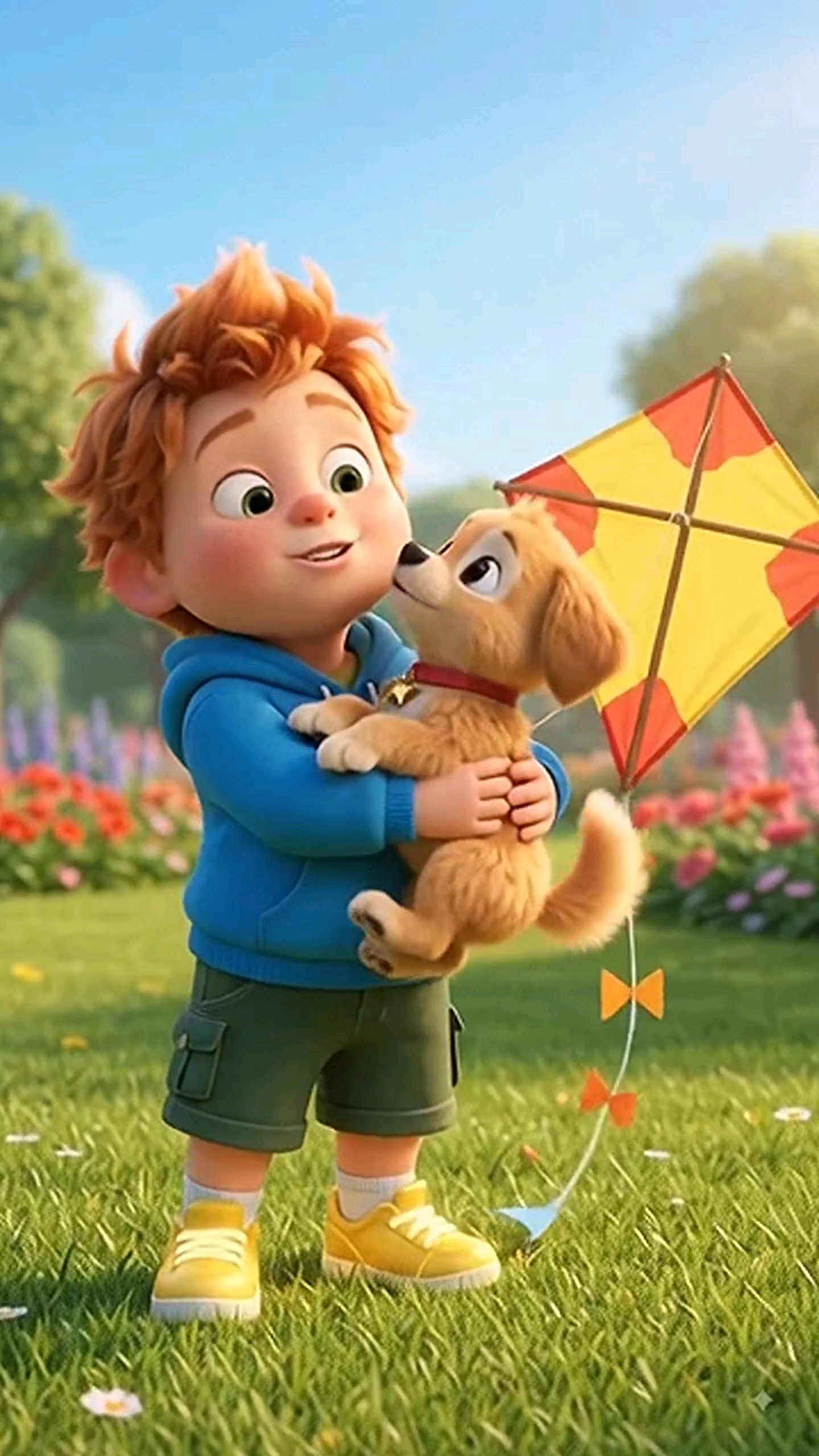 Puppy & Boy Friendship Story! 🐶 Cute Cartoon Short #Shorts