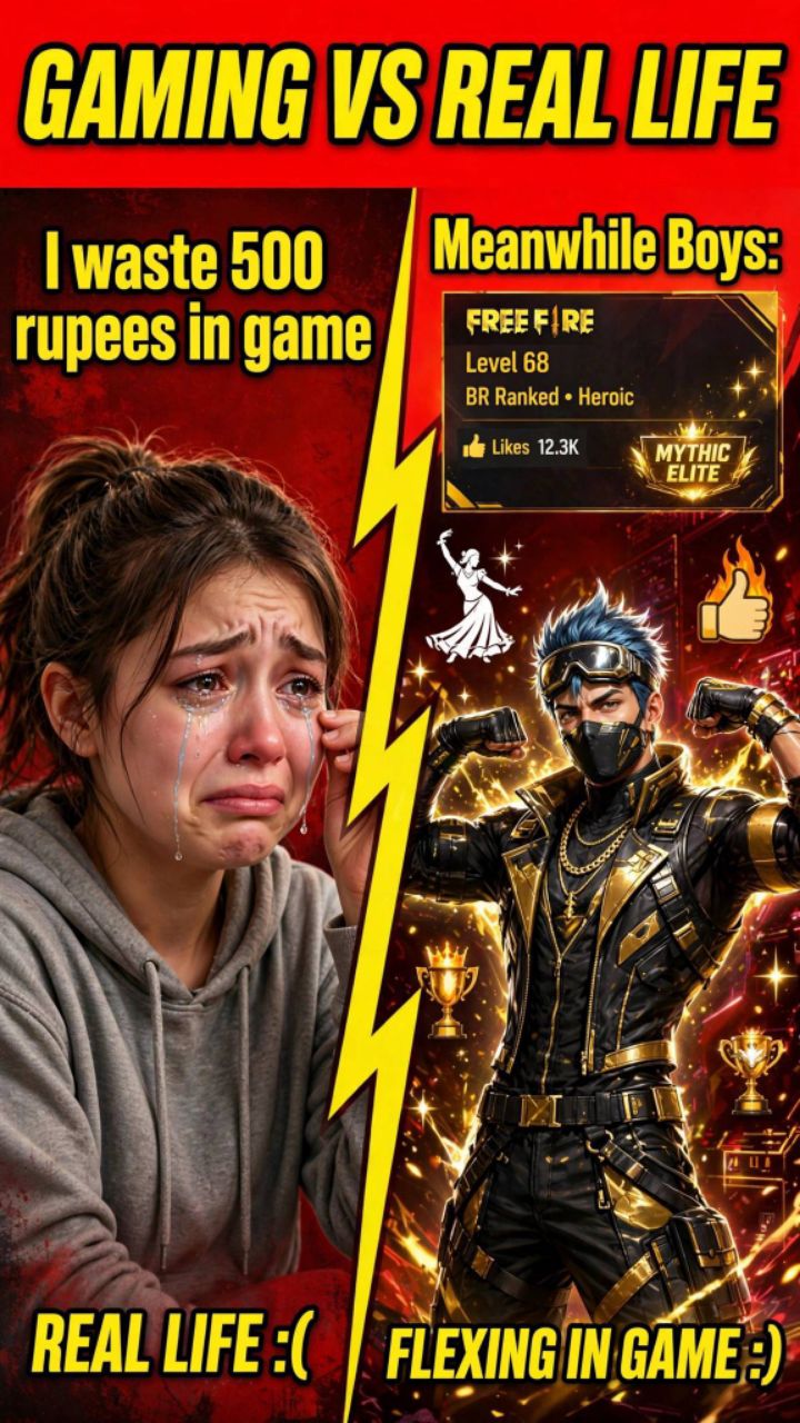 I waste 500 rupees in game 😭 Meanwhile Boys 💀🔥 Free Fire #shorts