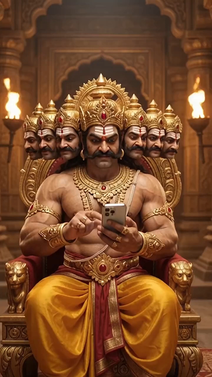 The funny Ravan #trending shorts viral video
