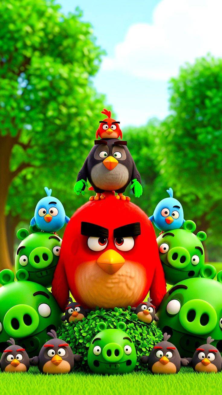 : 🐦 Angry Birds vs Green Pigs 🐷🔥 | पक्षियों और पिग्स की मजेदार जंग 😂