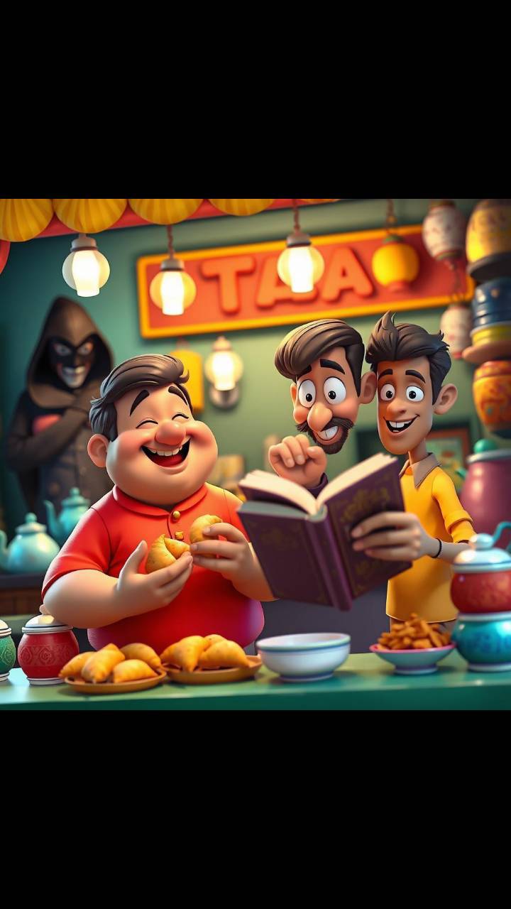 लू और मिट्ठू का तीखा समोसा 😂🌶️ | Funny 3D #Cartoon