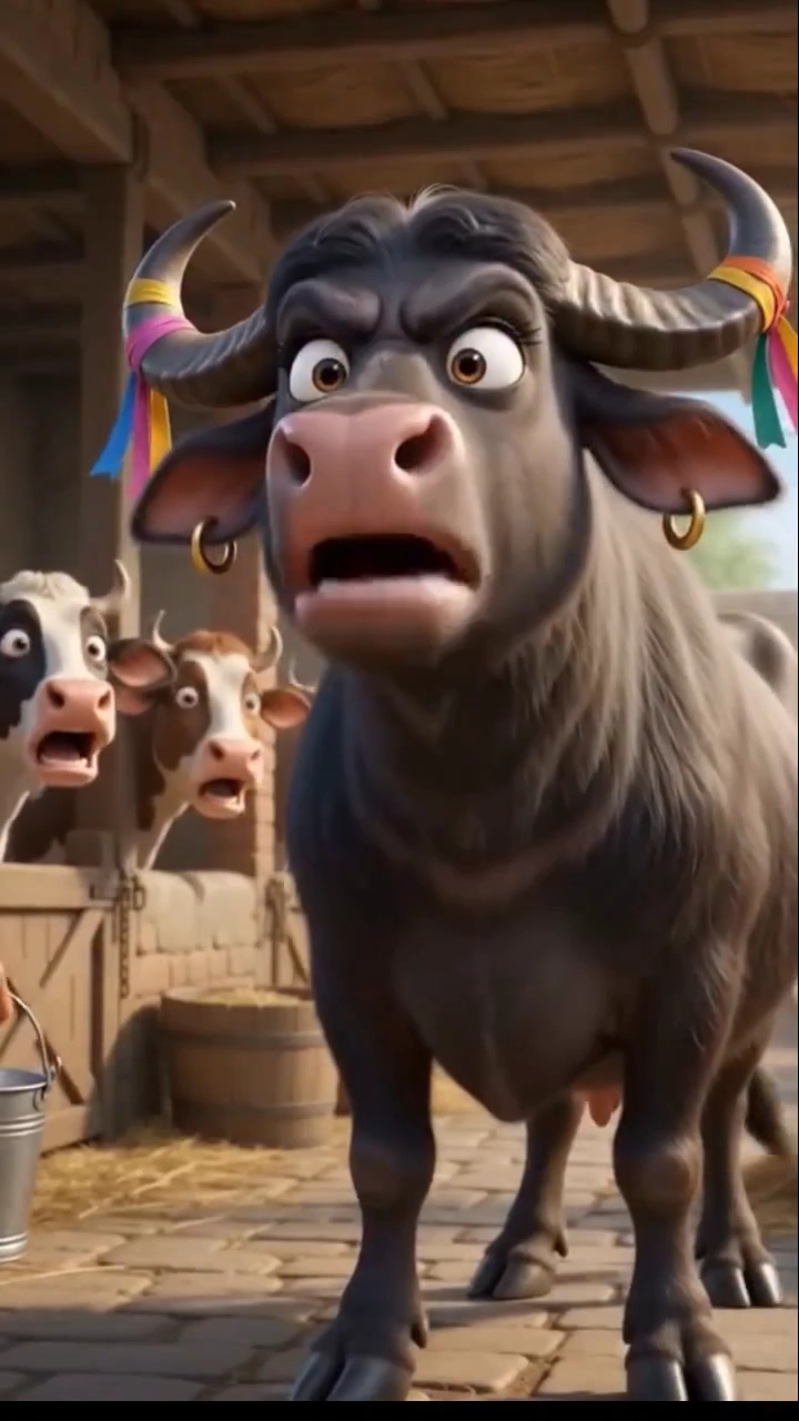 Dudh mein Pani milane ki saza buffalo ne uski tabiyat saaf kar di