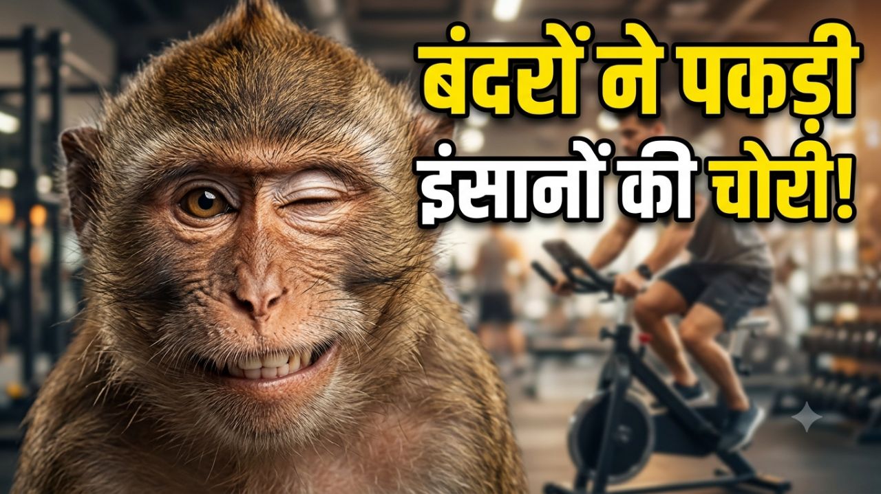 ​🐒 कभी सोचा है कि अगर बंदर इंसानों की रूटीन लाइफ देखें, तो क्या सोचेंगे#Jokes #ComedyVideo #Humor #