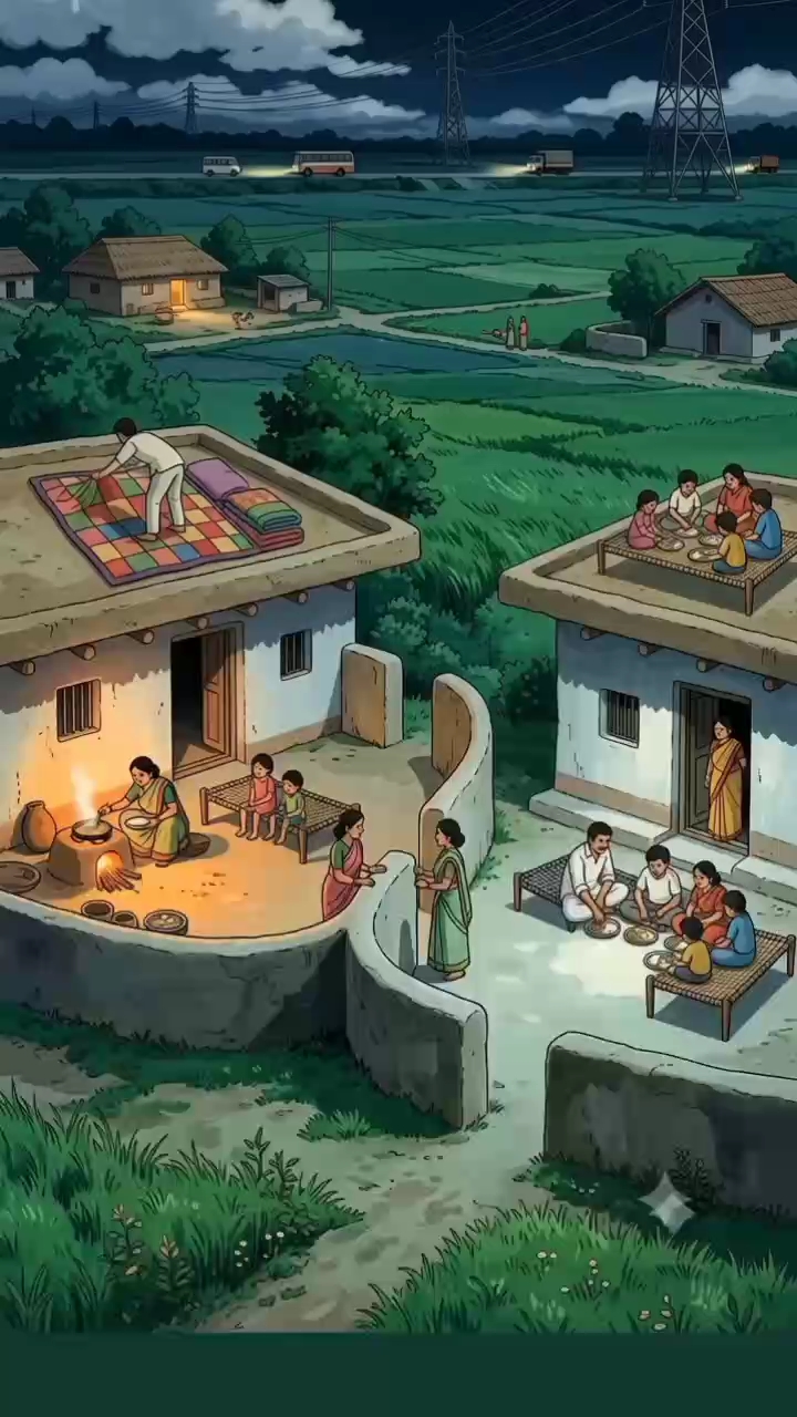 Desi Village night nature video