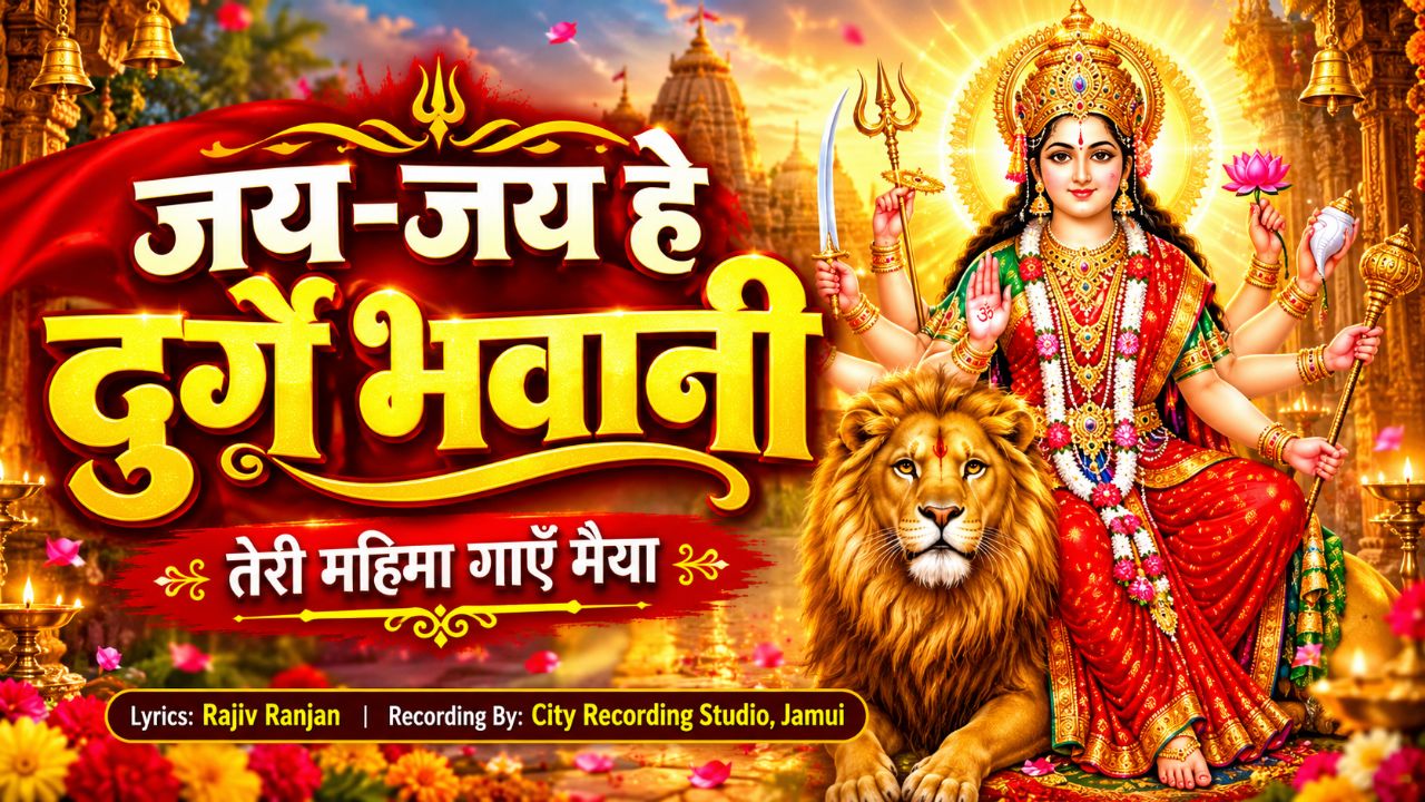 जय-जय हे दुर्गे भवानी 🙏 | तू ही जग की माता | माँ दुर्गा का मधुर भजन।
