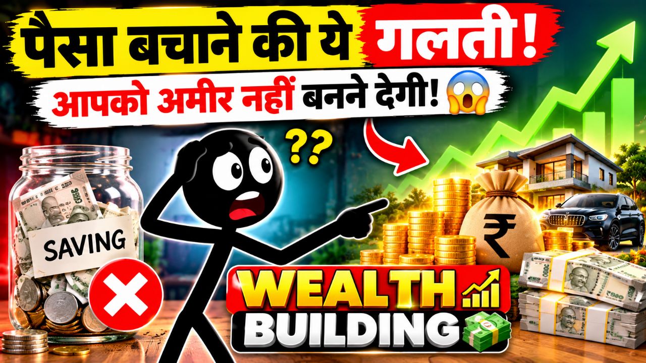 पैसा बचाने की ये गलती आपको अमीर नहीं बनने देगी! 💰 | Wealth Building Mistakes