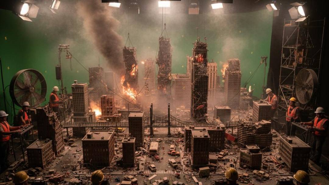 Giant Monster DESTROYS a Miniature City! 😱💥 | Behind the Scenes VFX #Shorts