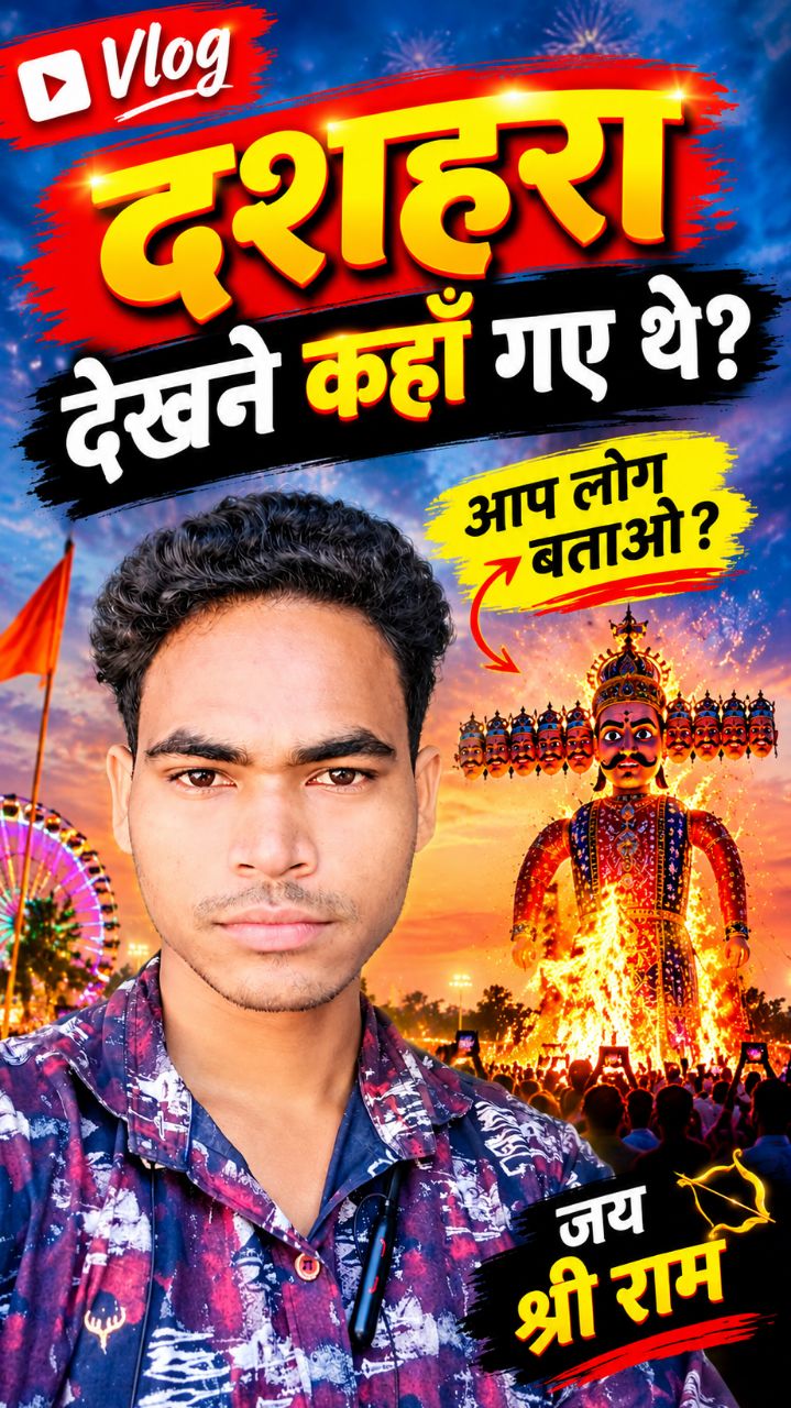 ❤️ आप लोग दशहरा देखने कहाँ गए थे? 🎉😍 #FacebookReels #ViralVideo #TrendingReels #DailyVlog #Vloggin
