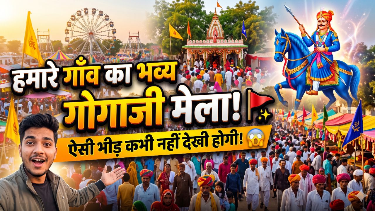 ​Humare Gaon Ka Famous Gogaji Mela 2026! 🙏🐍 | Village Fair Vlog