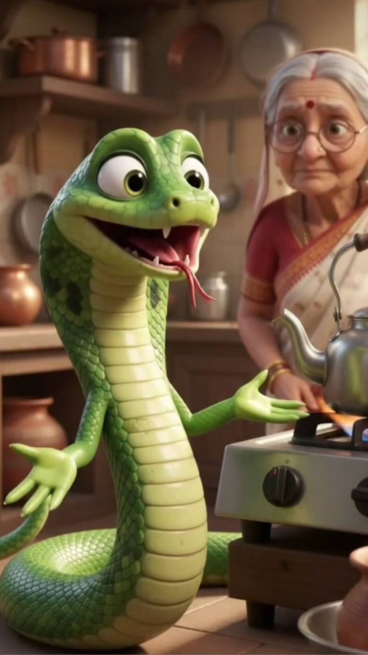 Saanp ne ki Sasu Maa ke sath chai mein bomb wala prank! 🐍☕