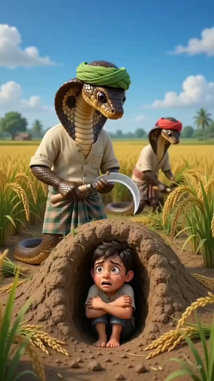 🐍😱 नागराजाचा भयानक खेळ! गावात पुढे