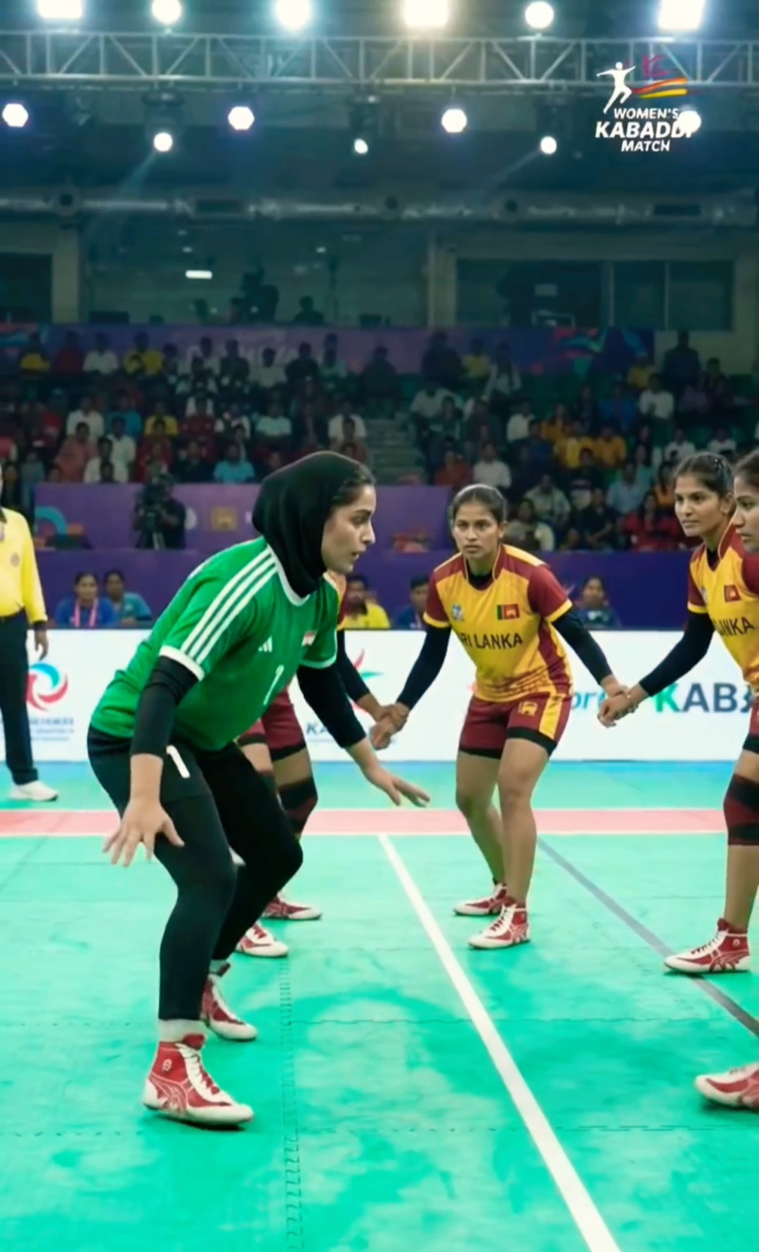 ईरान vs shri Lanka women kabaddi match @KBGNEWSMEDIA