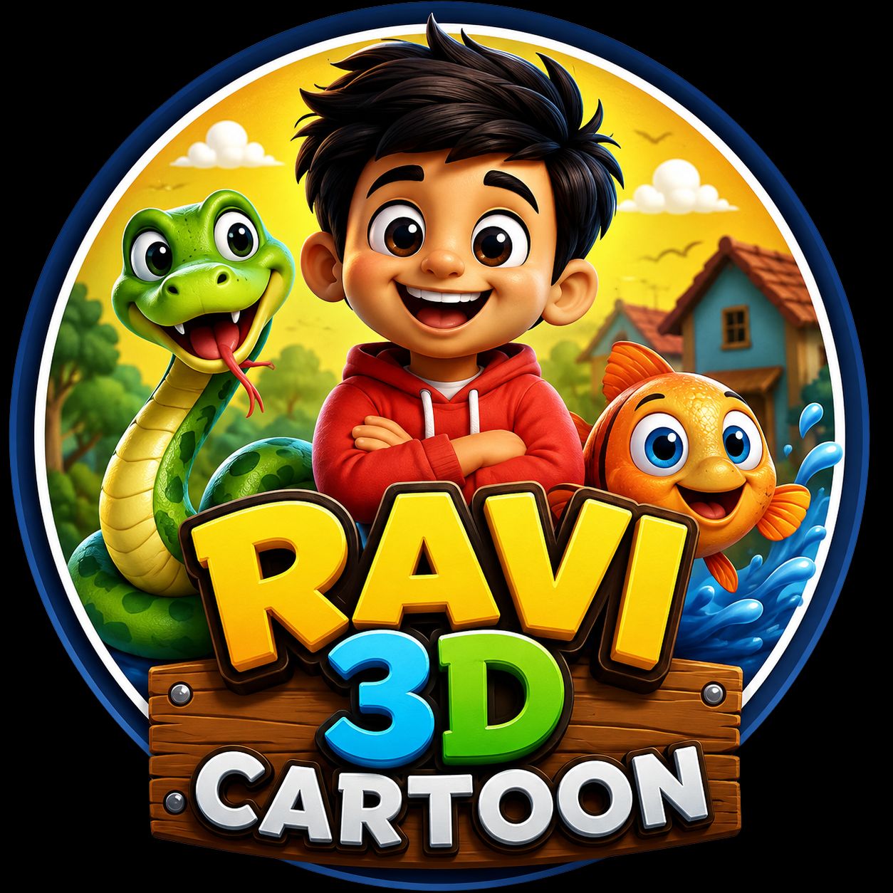 Ravi 3D Cartoon on Bideo
