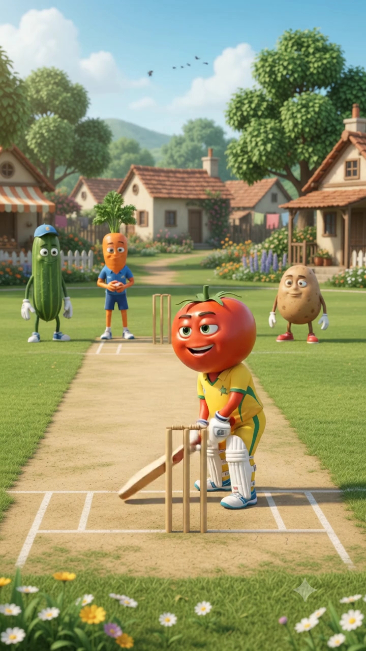 vegetable and cricket matches