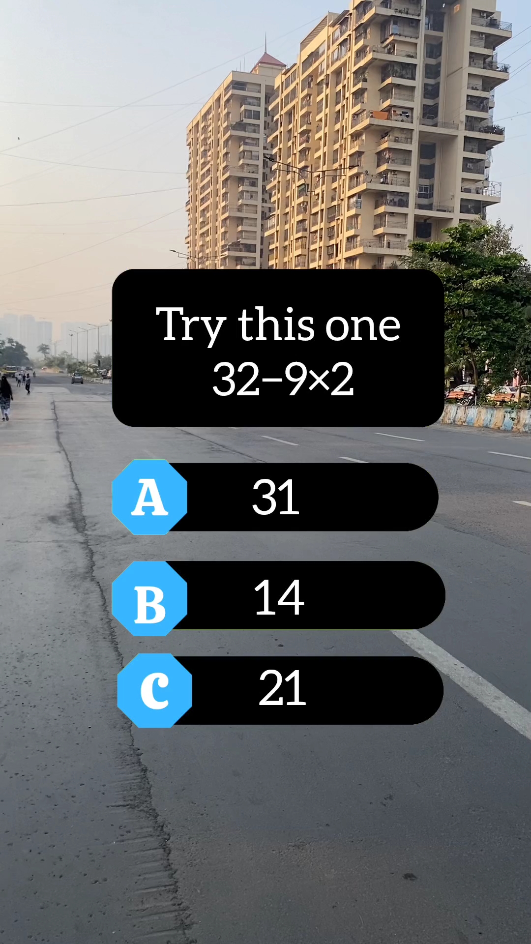 intelligent people can solve this. # #mathchallenge #brainteaser #iqtest #mathquiz