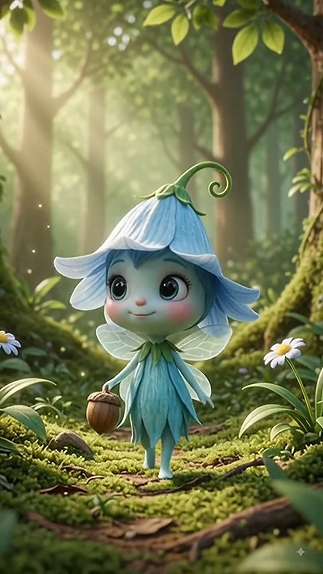 The Little Blue Forest Fairy 🧚💙 | A Magical Tiny World ✨