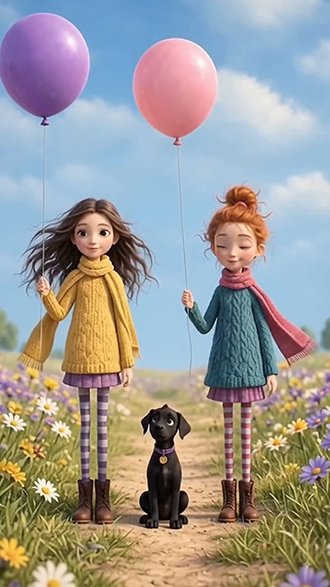 Two Girls, One Little Dog & A Beautiful Adventure 🐶❤️ | Magical Friendship
📝 Description