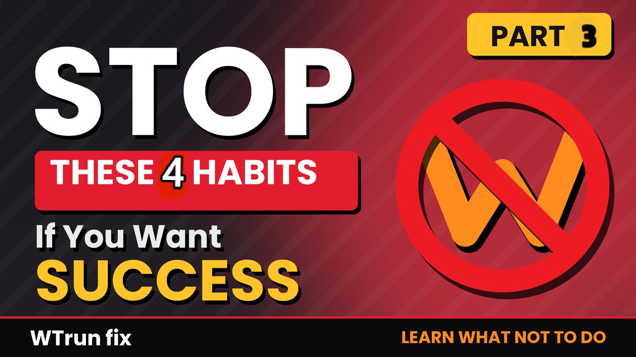 Part 3: Ye 4 Habits Chhodo Warna Success Nahi Milegi | Perfectionism, Overthinking & More