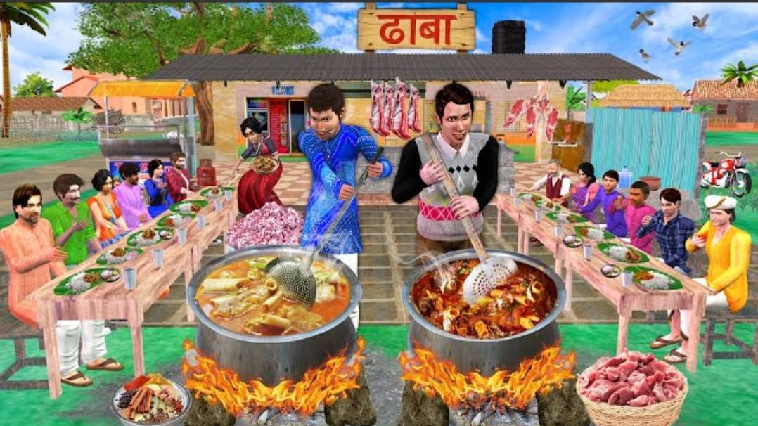 Hidden Mutton Curry Challenge | Street Food Vendor Secret Recipe | Hindi Kahaniya