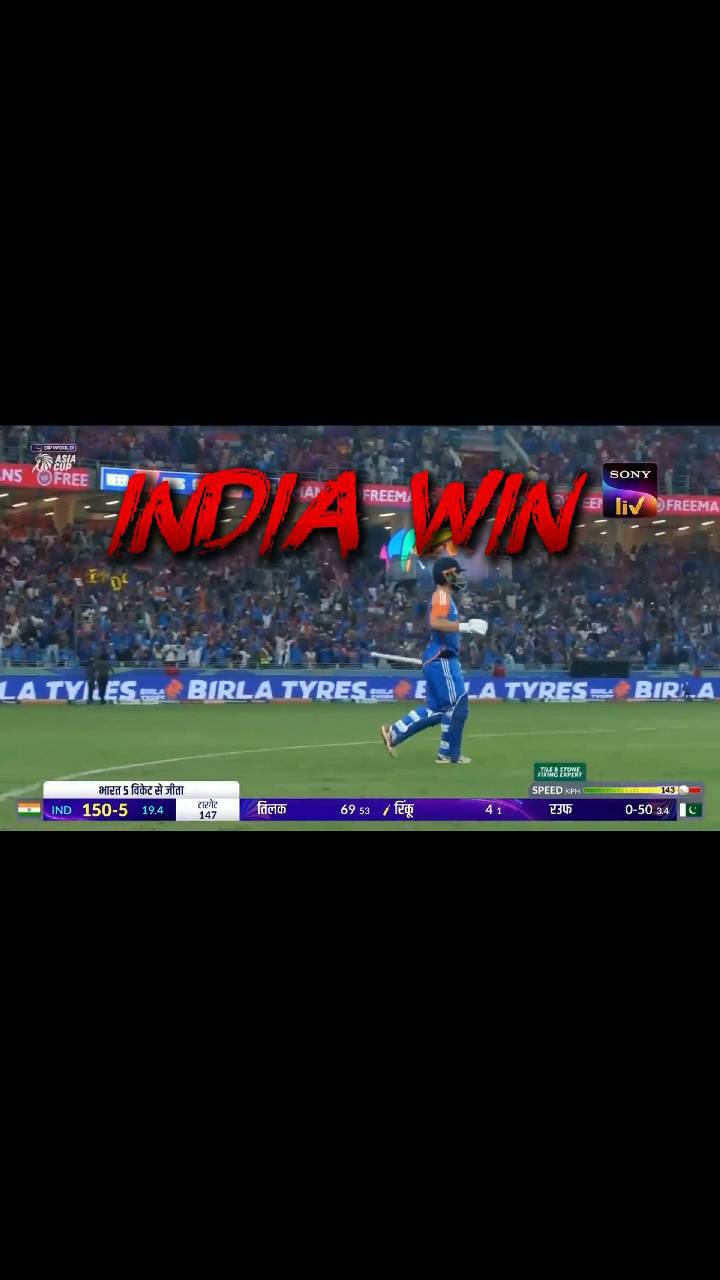 World famous video to cricket in India win