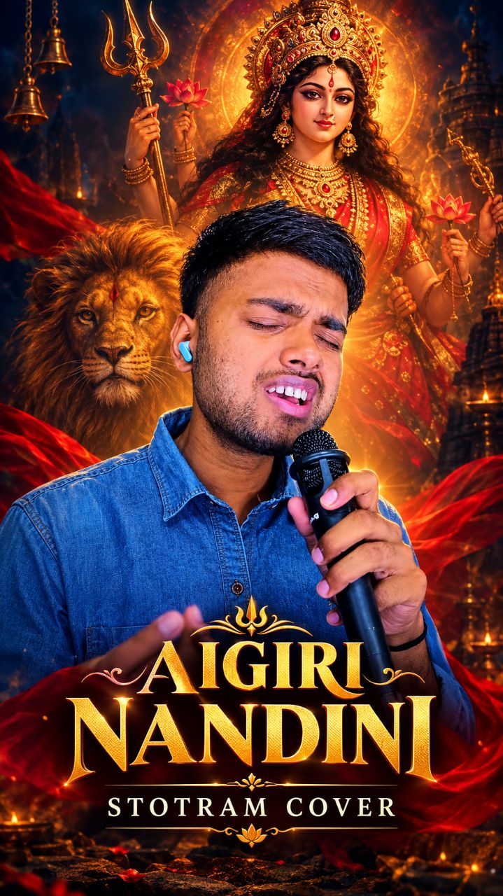 Aigiri Nandini stotram | Dhiraj Patel | Matarani bhajan #shorts #viral #trending #matarani #jaiatadi