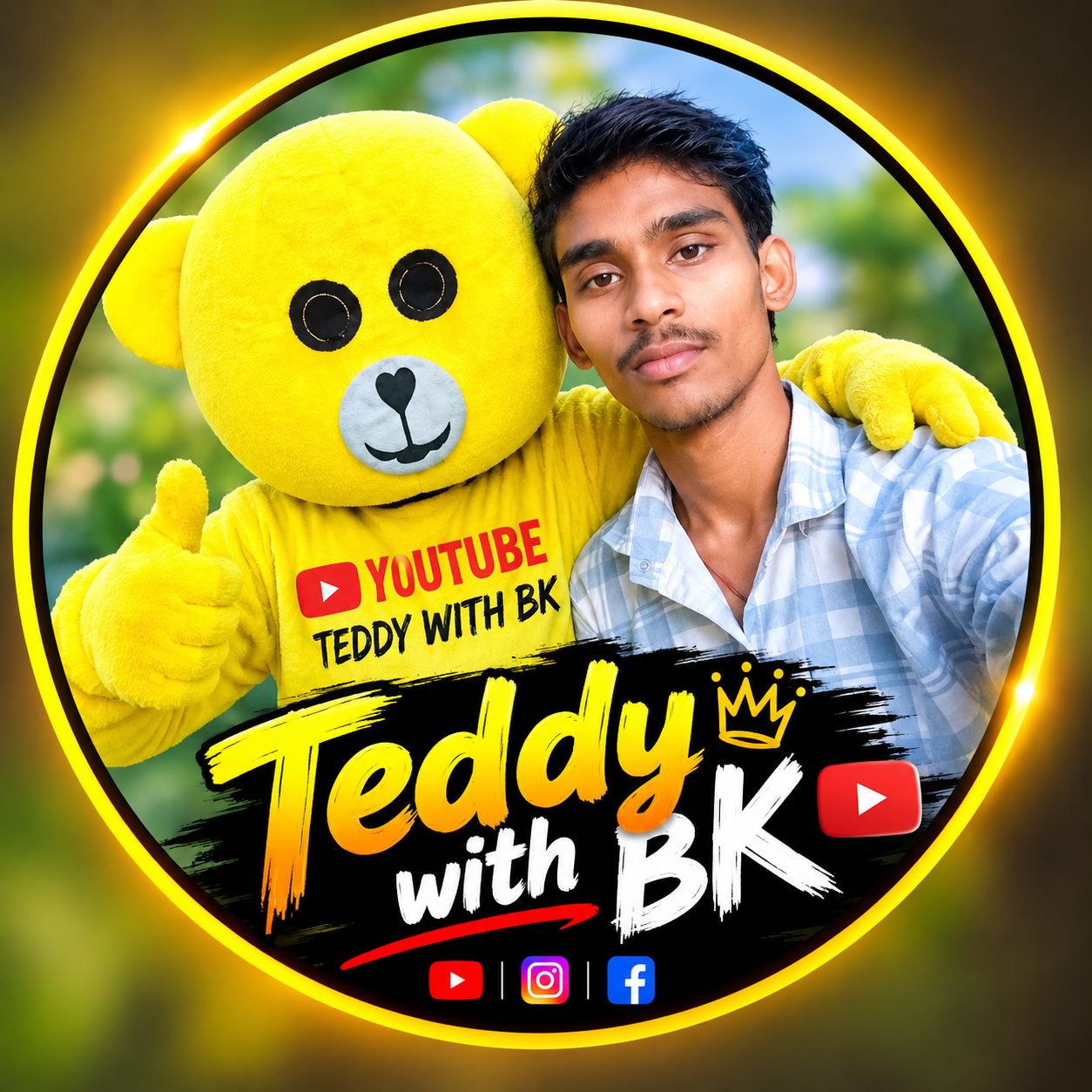Teddy with Bk on Bideo