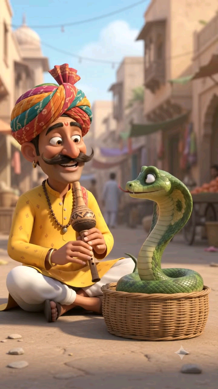 🐍😂 साँप ने सपेरे की बीन को ही रिजेक्ट कर दिया!