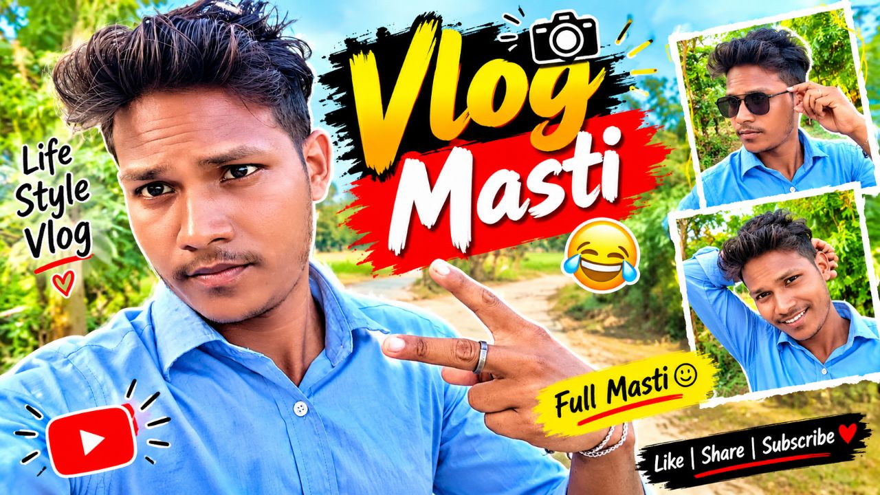 Vlog me masti 😄🙏