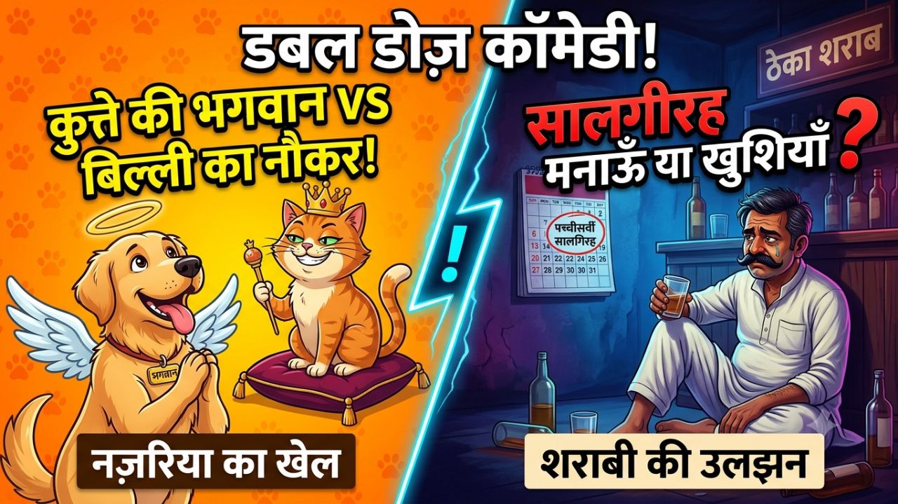 ​🎬 डबल डोज़ कॉमेडी! आज के इस मज़ेदार वीडियो में आपको मिलेंगे दो ऐसे बेहतरीन चुटकुले, जिन्हें सुनकर आ