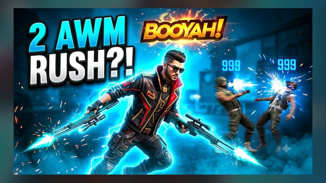 2 AWM RUST 2 ENEMIES 👺 #freefire #pubg #sniper #freefireindia