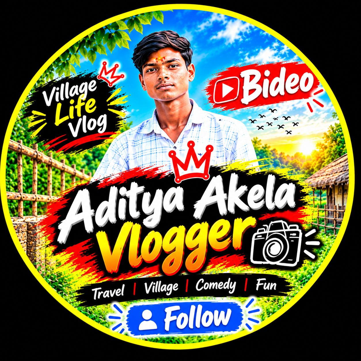 Aditya Akela vlogger on Bideo