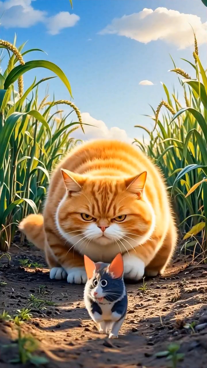 बिल्ली ने चूहे को धोखा दे दिया 😂🐱🐭