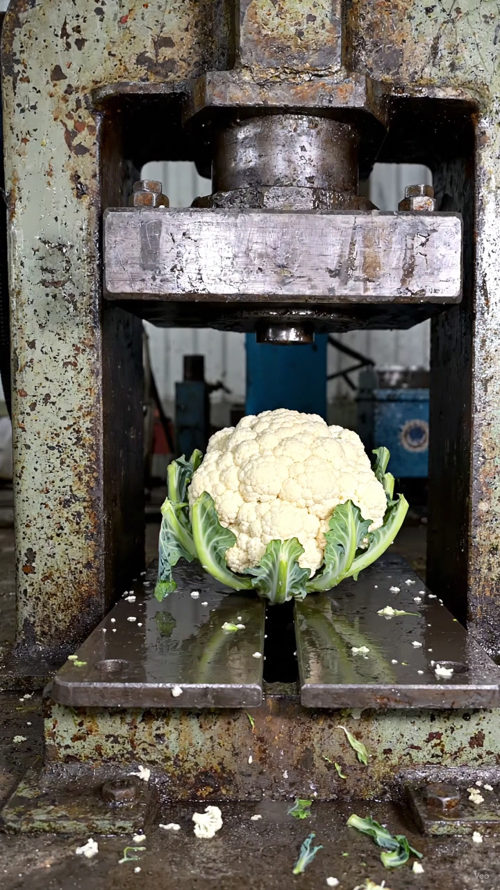 Cauliflower Vs hydrolic prase 🥦🥦🥦