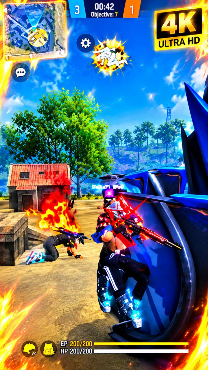 🔥 Free Fire Ka Dangerous Fight 😈🔥 | Insane Gameplay #shorts