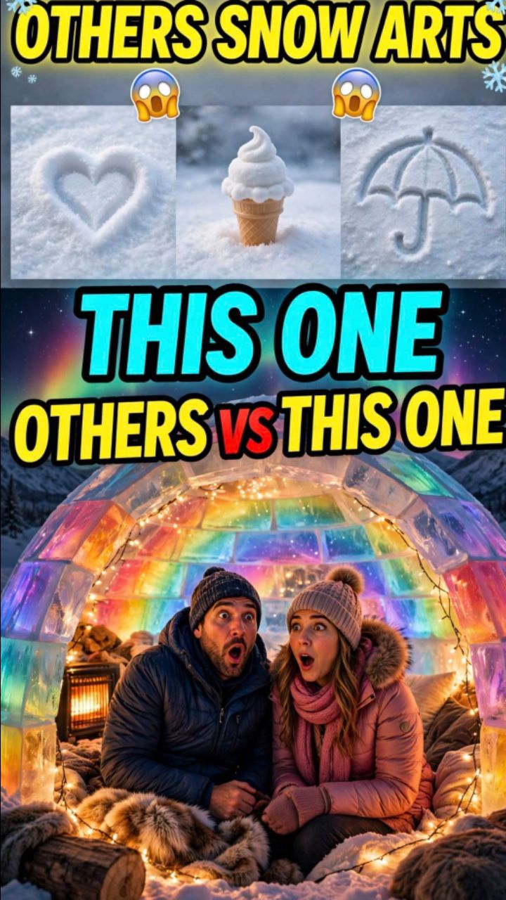 Other Snow Art vs THIS ONE… ❄️😱
