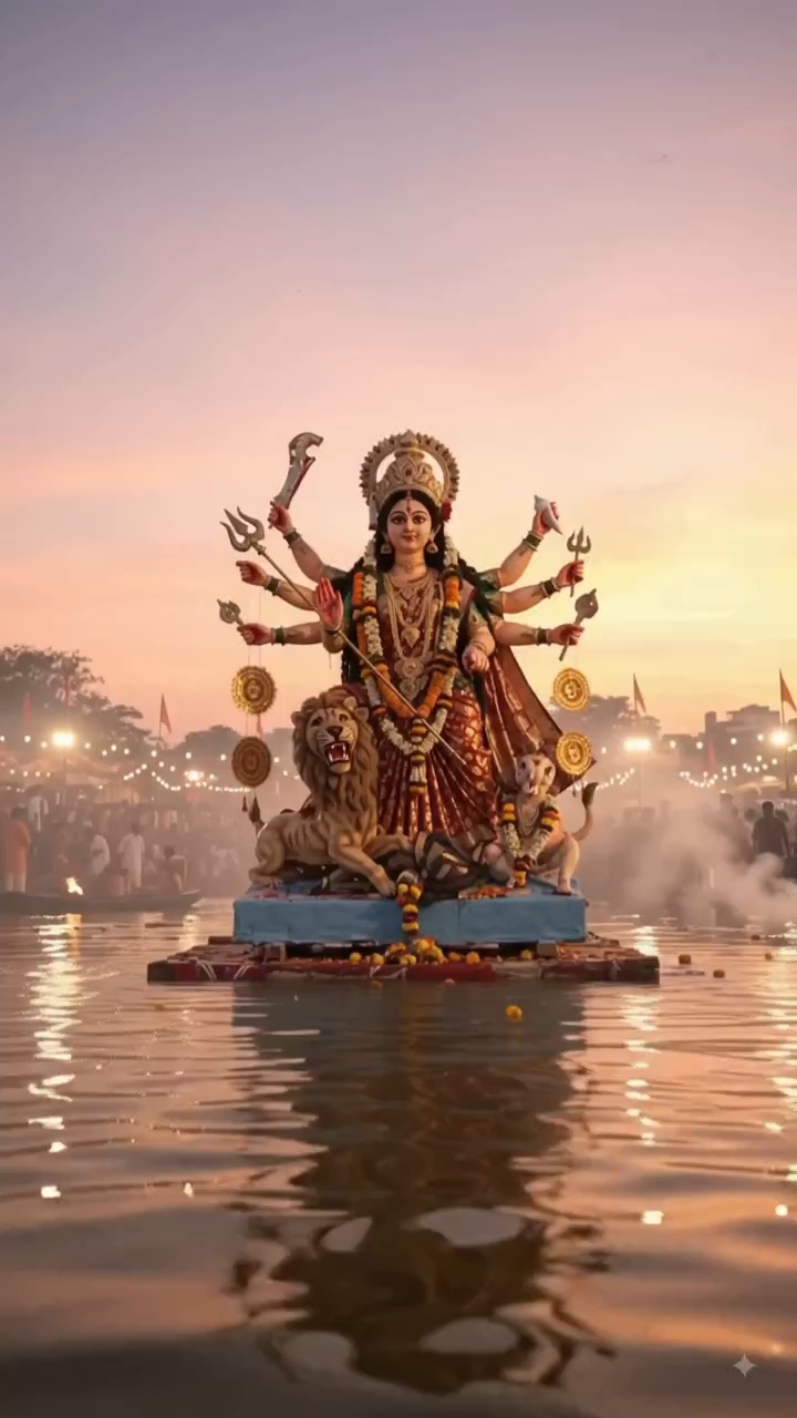 🌺🙏 EMOTIONAL MAA DURGA VISARJAN & BIDAAl 2026 🙏🌺