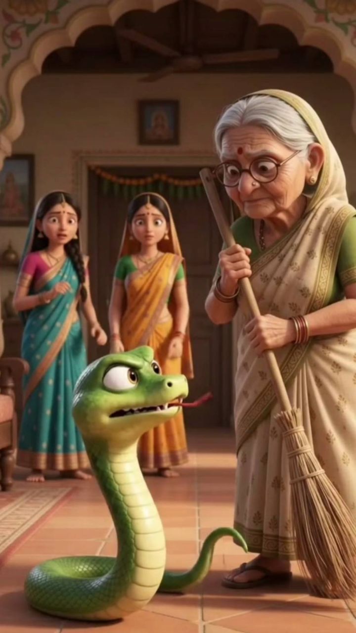 Saanp ne ki Sasu Maa ke sath khazane wale daitya ka prank! 🐍💰#SaanpComedy #SasuMaa #TreasurePrank
