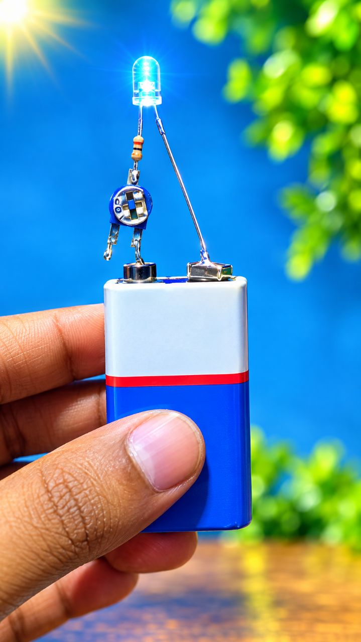 LED Brightness Control 💡 | Simple Electronics DIY Project ⚡ #Shorts