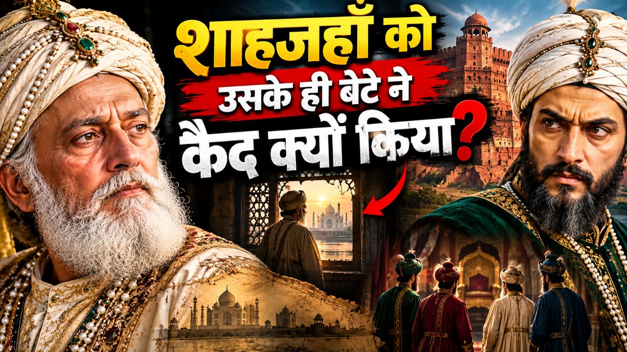 शाहजहाँ को उसके ही बेटे औरंगज़ेब ने कैद क्यों किया? | Mughal History | Mughal history in Hindi