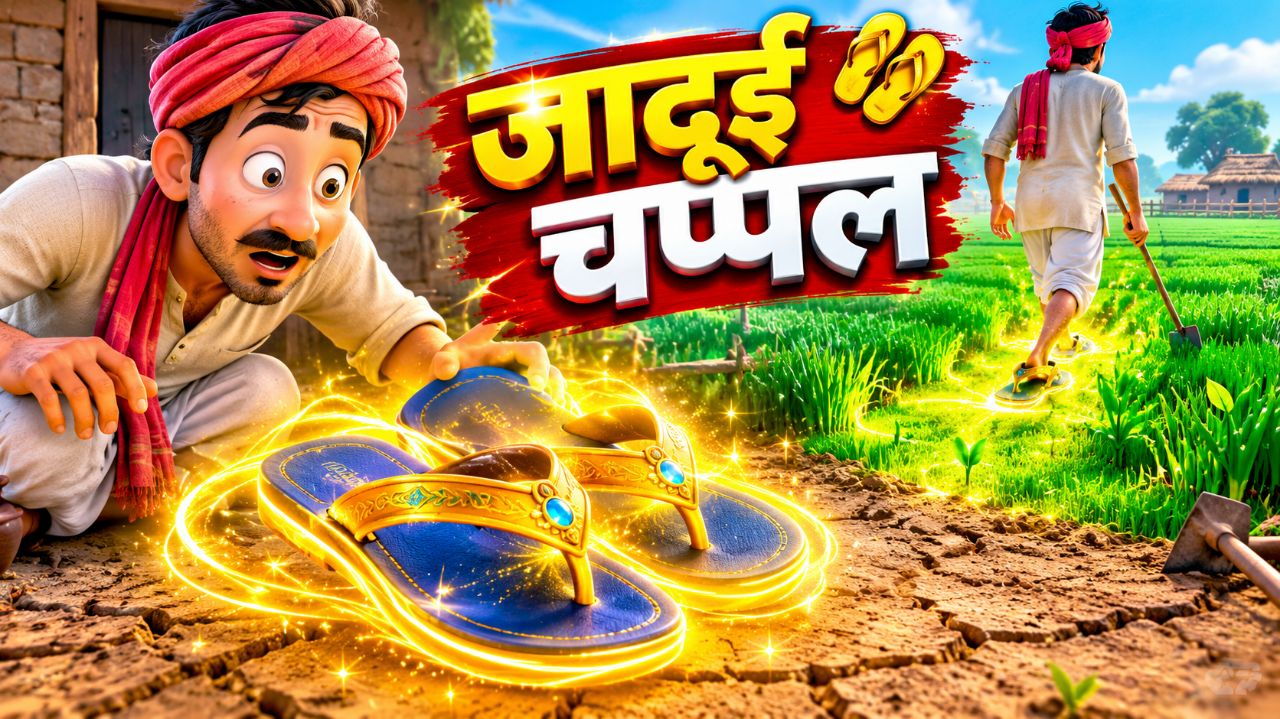 Jadui chapal |ek gao me ramu name ka  garib kisan rahta tha