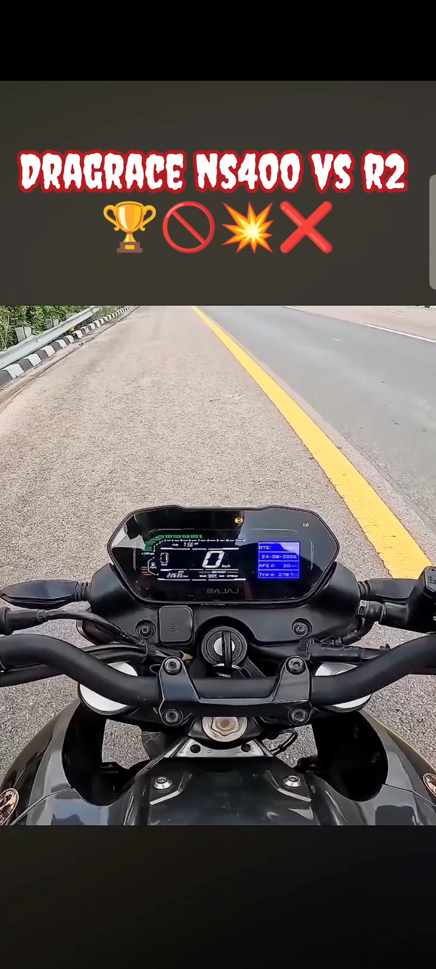 Top speed test of yamha r2 💥❌🚫😱 mottovlogger  video