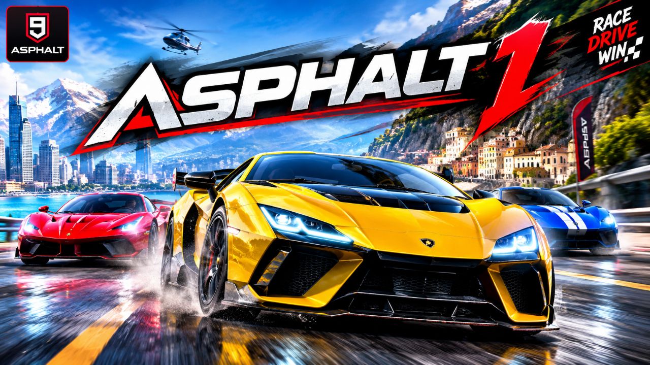 ASPHALT 1 Gameplay 😱 INSANE Car Racing & High Speed Driving | Gaming India